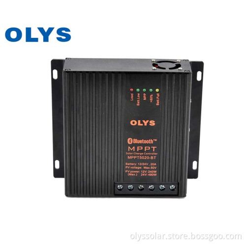 Solar charging controller.ntelligent MPPT solar charging controller
